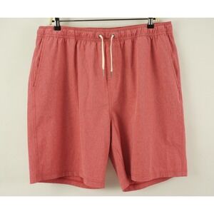 Fair Harbor One Short Mens 3XL 8" Light Red Heather Stretch Drawstring Linerless